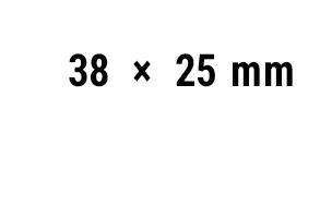 ZPL preview: Label 38 × 25 mm