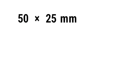 ZPL preview: Label 50 × 25 mm