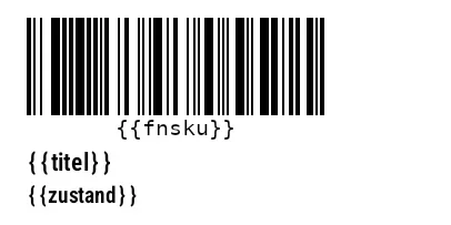 ZPL preview: Amazon FNSKU label: size, barcode and a ready-to-print ZPL template
