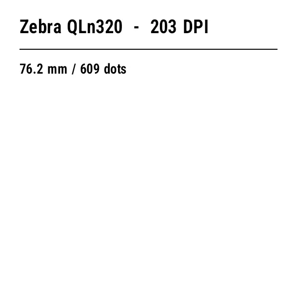 ZPL preview: Zebra QLn320: ZPL guide