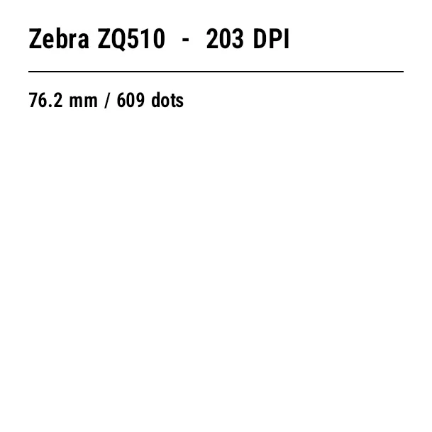 ZPL preview: Zebra ZQ510: ZPL guide