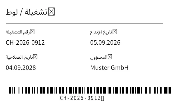 معاينة ملصق التشغيلة / اللوط