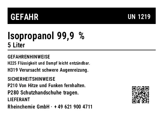 Vorschau von Chemikalien-Etikett