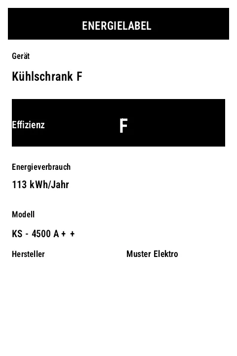 Vorschau von EU-Energielabel (Elektrogeräte)