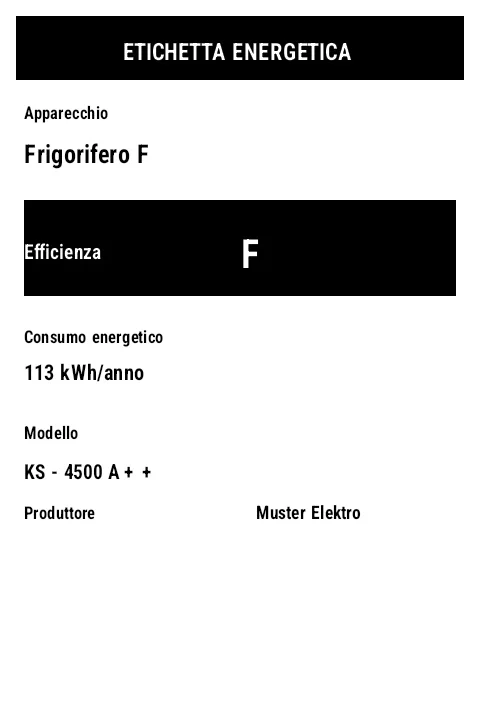 Anteprima di Etichetta energetica UE (elettrodomestici)
