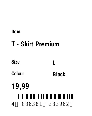 Preview of Hang Tag (Apparel)
