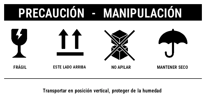 Vista previa de Serie de pictogramas de manipulación