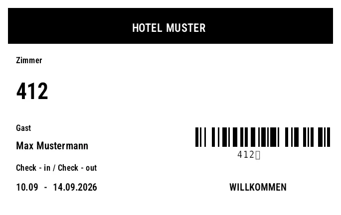Vorschau von Hotel-Keycard