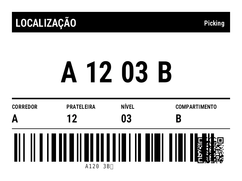 Prévia de Localização de armazém