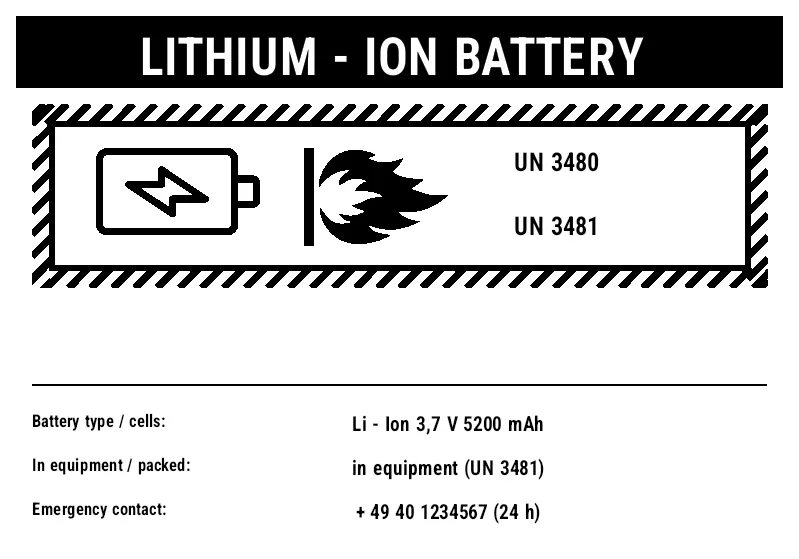 Preview of Lithium Battery Marking (UN 3480/3481)