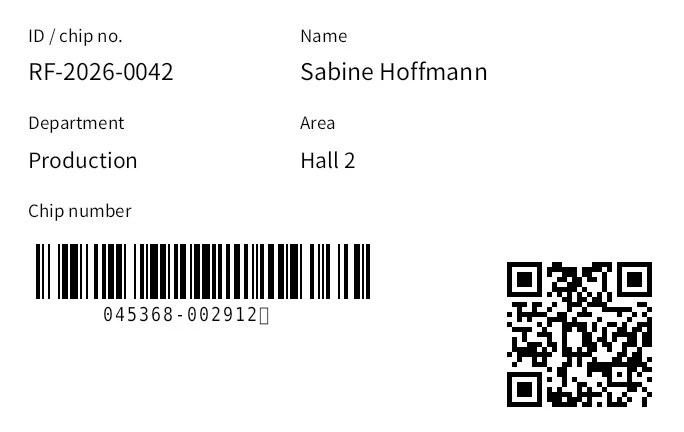 Preview of RFID ID Card