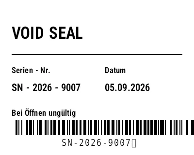 Vorschau von VOID-Sicherheitsetikett