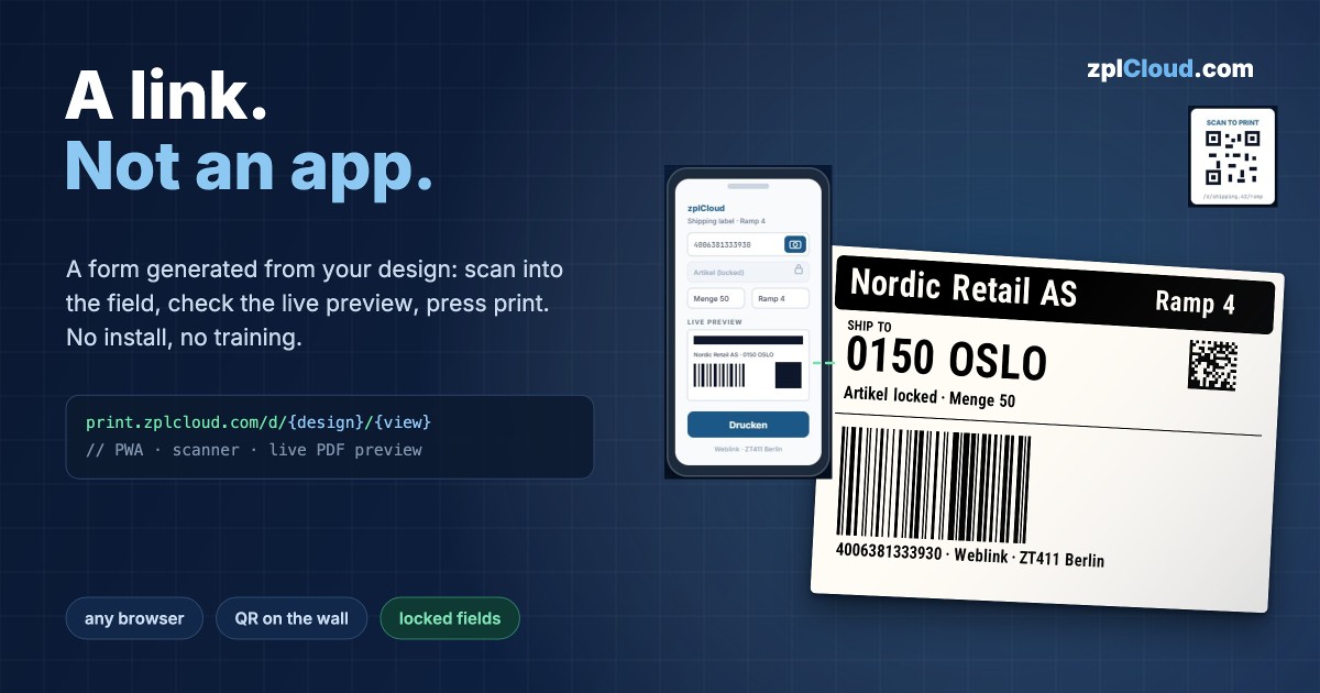 Print Views: A Browser Print UI for the Shop Floor, Generated from Your Design